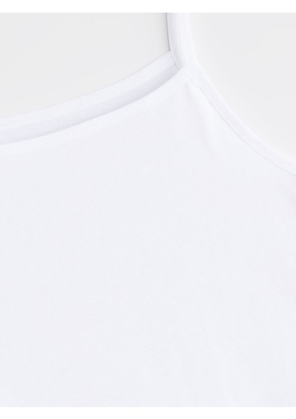 Yeni Sezon Kare Yaka Kız Çocuk Atlet 2'li modelleri