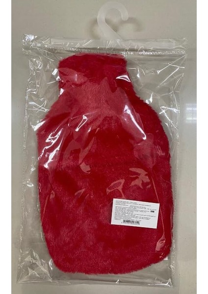 Bosphorus Homi Sıcak Su Torbası Cepli Kırmızı Peluş Termofor 32,5X17,5CM 1500 ml modelleri
