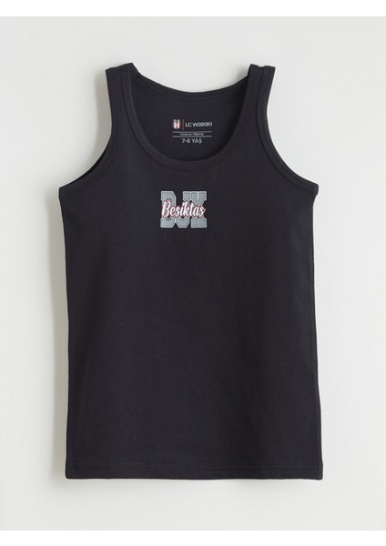 Yeni Sezon Bisiklet Yaka Beşiktaş Baskılı Erkek Çocuk Atlet 2'li fiyatları
