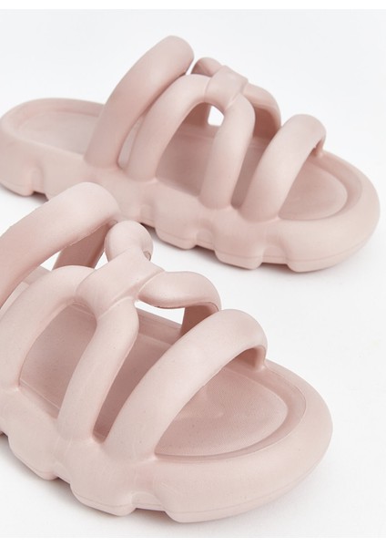 Yeni Sezon Bant Detaylı Kadın Terlik modelleri