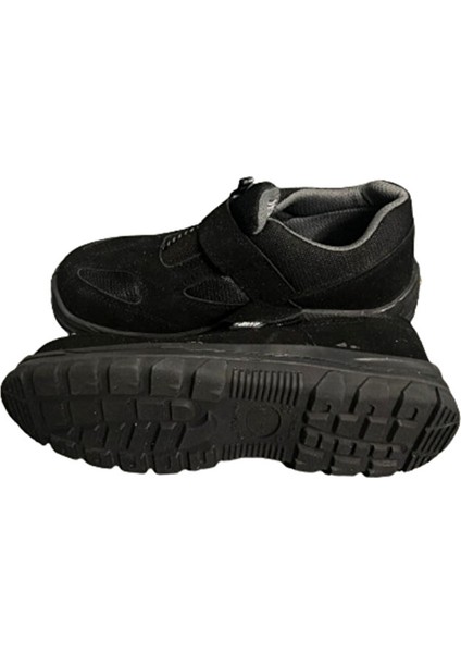 S-1 Ortopedik Çelik Burunlu Yandan Cırt Cırtlı Süet Siyah Iş Ayakkabısı fırsatları