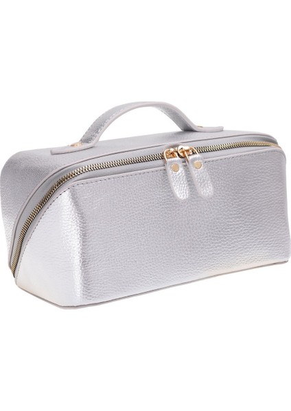 Ella Kadın Seyahat Kozmetik Bakım Makyaj Çantası Organizer Silver