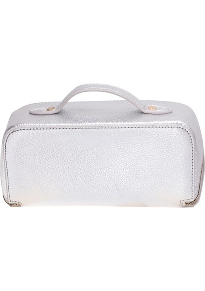Ella Kadın Seyahat Kozmetik Bakım Makyaj Çantası Organizer Silver indirimleri