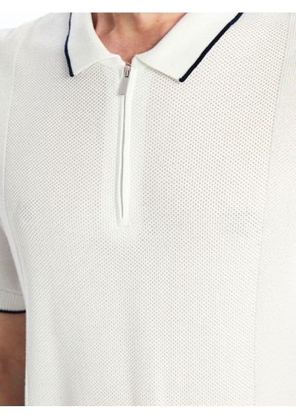 Yeni Sezon Polo Yaka Kısa Kollu Erkek Dokulu Tişört modelleri