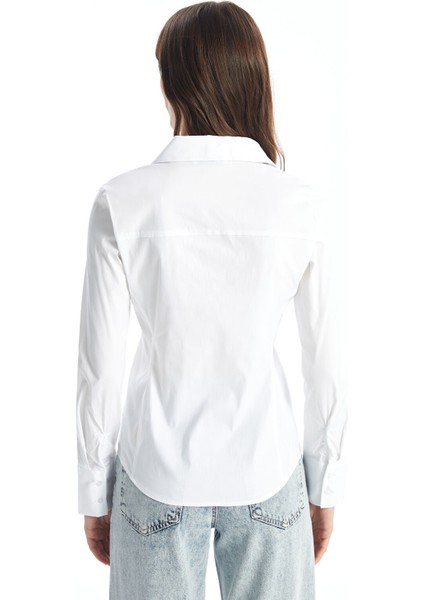 Yeni Sezon Düz Uzun Kollu Kadın Gömlek fırsatları