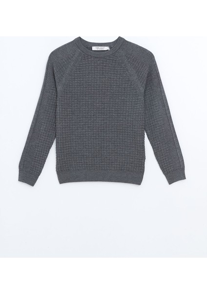 Yeni Sezon Bisiklet Yaka Uzun Kollu Erkek Çocuk Kazak