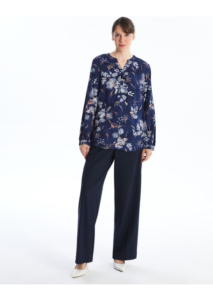 Yeni Sezon Kaçık Yaka Çiçekli Uzun Kollu Kadın Bluz fiyatları