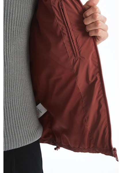 Yeni Sezon Standart Kalıp Kapüşonlu Erkek Şişme Mont fırsatları