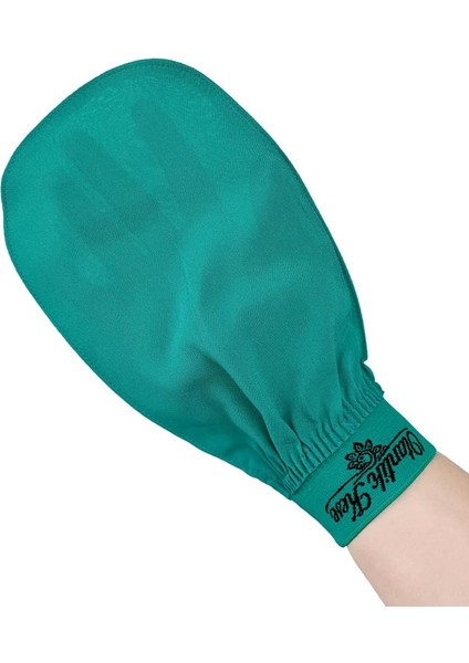 Otantik Kese Banyo Kesesi, Hamam Kesesi, Duş Kesesi, Vücut Kesesi, Yeşil Ipek Banyo Kesesi