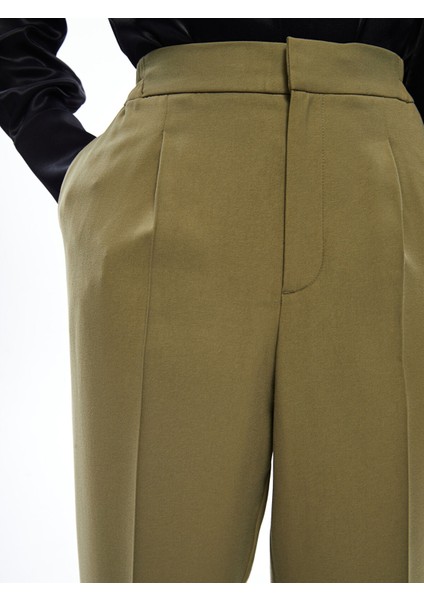 Yeni Sezon Kadın Havuç Kesim Düz Pantolon modelleri