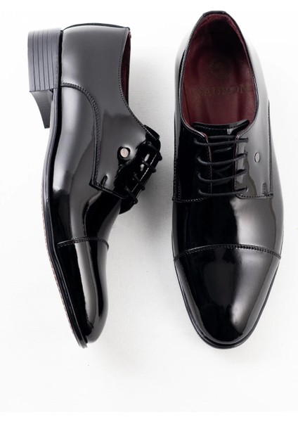 Klasik Ruganerkek Ayakkabı Hakiki Dana Astarlı Damatlık Takım Elbiseye Uygun R29