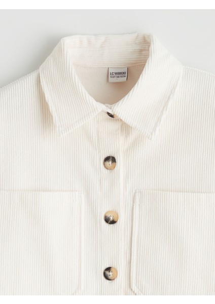 Yeni Sezon Basic Uzun Kollu Kadife Kız Çocuk Gömlek fiyatları