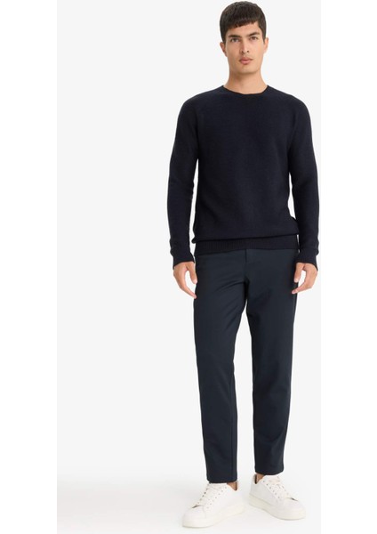 Standart Fit Bisiklet Yaka Triko Kazak F4477AX25WN fiyatları