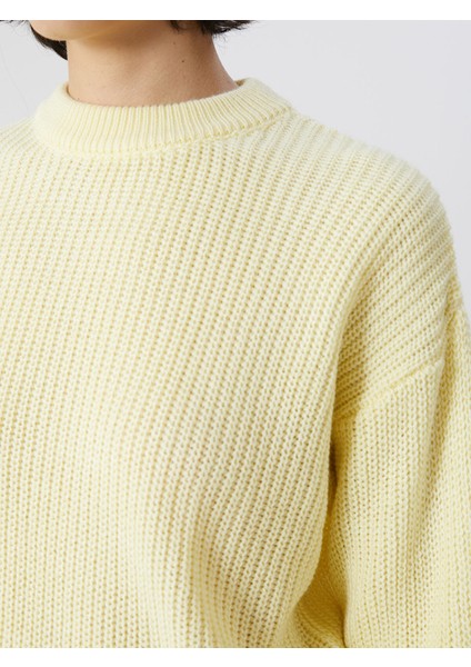 Yeni Sezon Bisiklet Yaka Oversize Kadın Triko Kazak modelleri