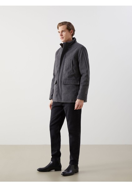 Yeni Sezon Standart Kalıp Dik Yaka Erkek Kaşe Kaban fiyatları