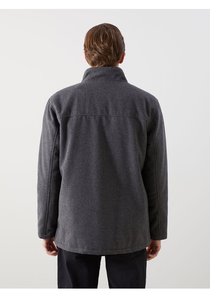 Yeni Sezon Standart Kalıp Dik Yaka Erkek Kaşe Kaban indirimleri