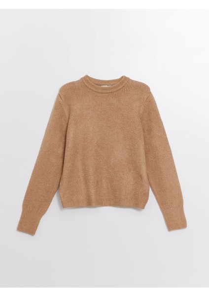 Yeni Sezon Bisiklet Yaka Düz Uzun Kollu Kadın Triko Kazak indirimleri