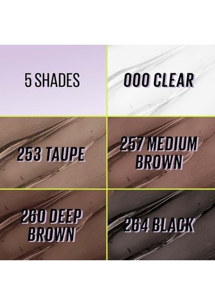 L&apos;oréal Parıs Super Lock Brow Glue Kaş Sabitleyici Maskara - Deep Brown