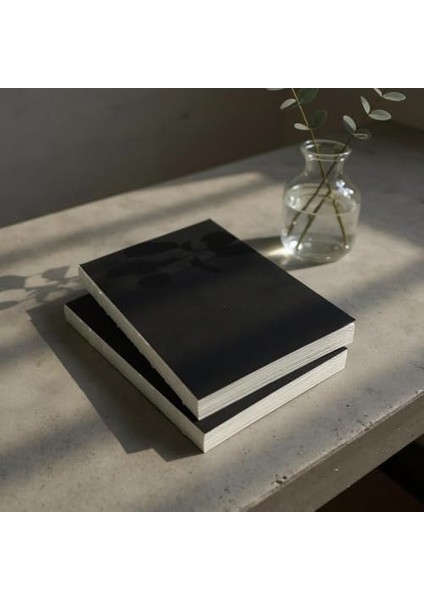 Tanıtım Özel Tasarım Siyah Kapaklı A5 Defter - 180 Derece Açılabilir, Sırtı DIKIŞLI,%100 El Işçiliği, Ofis Için Ideal, Planlayıcı ( ) modelleri