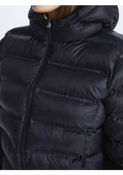 Yeni Sezon Kadın Kapüşonlu Düz Şişme Mont indirimleri