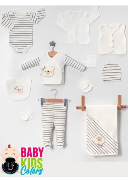 Hastahane Çıkışı 10'lu Organik Lüks Anti Alerjik Yeni Doğan Zıbın Seti modelleri