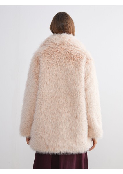 Yeni Sezon Ceket Yaka Oversize Kadın Kürk Mont indirimleri