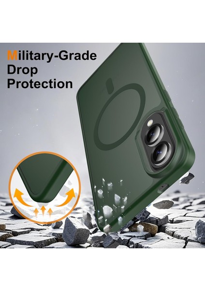 Samsung Galaxy S25 Edge Uyumlu Kamera Lens+Ekran Koruyucu Magsafe Şarj Destekli Iz Tutmaz Mat Kapak fırsatları