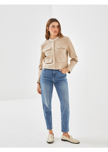 Yeni Sezon Bisiklet Yaka Kadın Ceket fiyatları