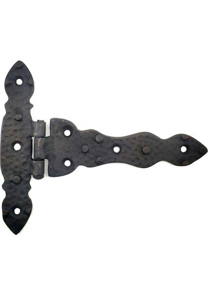 Buğz Antika Tarz Dekoratif Pirinç Kuyruklu Düğmeli Menteşe No2 - 138X167 Mm, Oksit