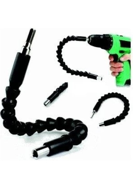 Matkap Ucu - Bükülebilir Oynar Vidalama Bits Uzatma Aparatı 30CM - Komple Set fiyatları