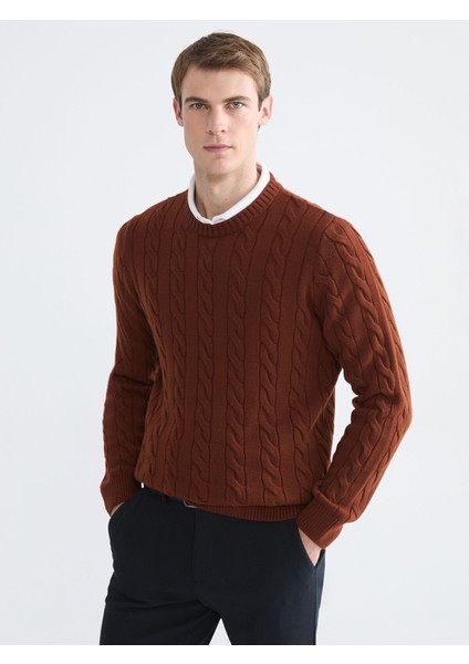 Yeni Sezon Bisiklet Yaka Erkek Triko Kazak