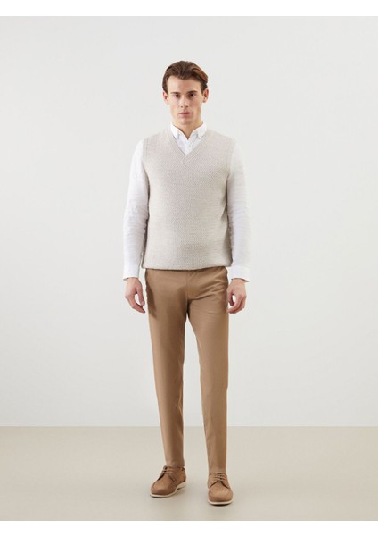 Yeni Sezon Standart Kalıp V Yaka Erkek Triko Süveter fiyatları
