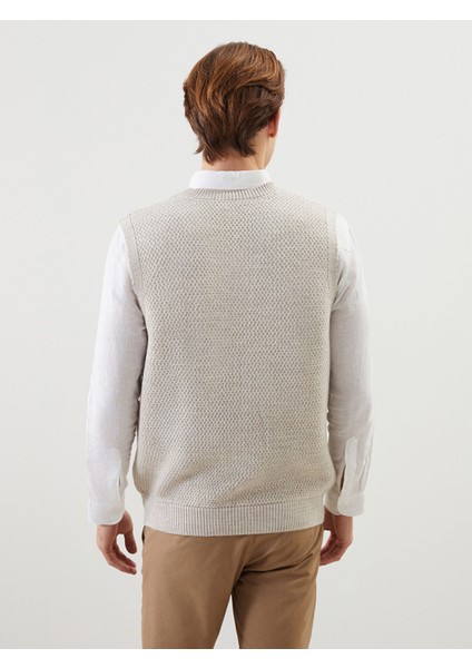 Yeni Sezon Standart Kalıp V Yaka Erkek Triko Süveter fırsatları