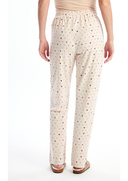 Yeni Sezon Beli Lastikli Desenli Kadın Pijama Alt fırsatları