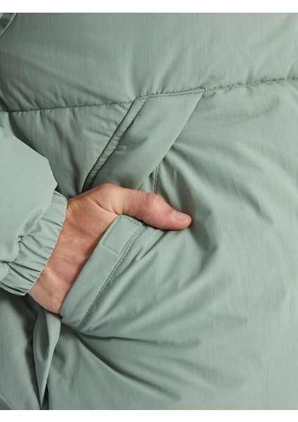 Yeni Sezon Rahat Kalıp Dik Yaka Erkek Şişme Mont modelleri