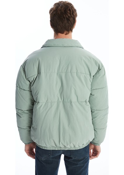 Yeni Sezon Rahat Kalıp Dik Yaka Erkek Şişme Mont indirimleri