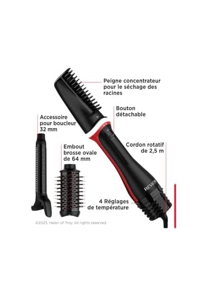 Revlon One Step Blow Dry 3’ü 1 Arada Saç Kurutma Makinesi ve Şekillendirici RVDR5333E fiyatları