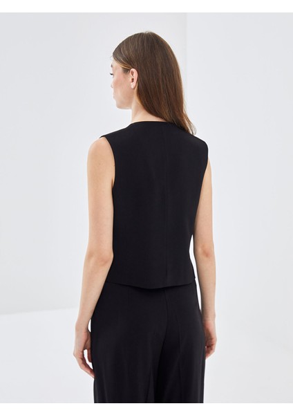 Yeni Sezon V Yaka Kadın Klasik Yelek fırsatları