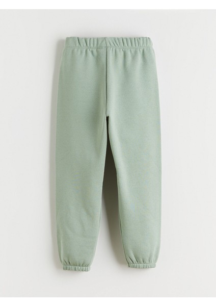 Yeni Sezon Beli Lastikli Çiçekli Kız Çocuk Jogger Eşofman Alt 2'li fırsatları