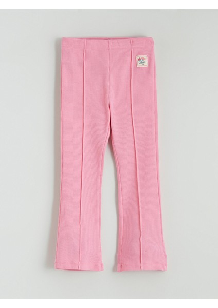 Yeni Sezon Beli Lastikli Ispanyol Paça Kız Çocuk Tayt fiyatları