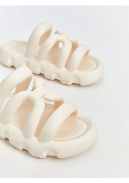 Yeni Sezon Bant Detaylı Kadın Terlik modelleri