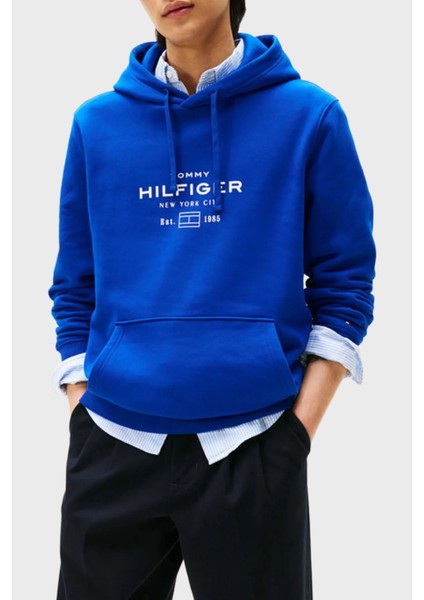 Pamuklu Regular Fit Kapüşonlu Sweat Erkek Sweat MW0MW40864 D03