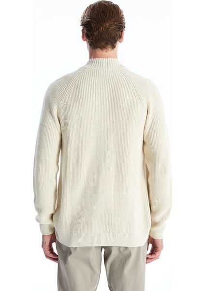 Yeni Sezon Standart Kalıp Dik Yaka Erkek Triko Hırka indirimleri