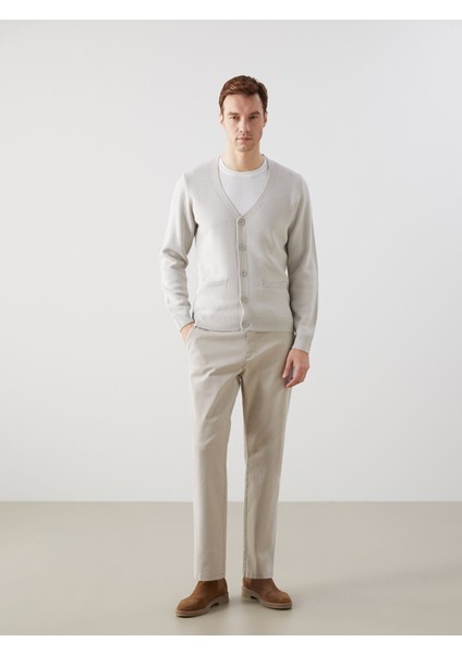 Yeni Sezon Standart Kalıp V Yaka Erkek Triko Hırka fiyatları