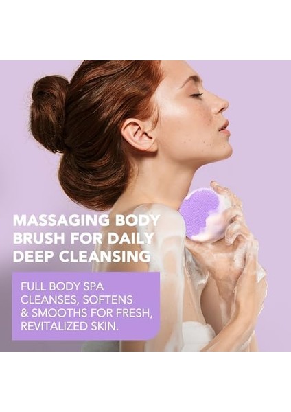 Foreo Luna 4 Vücut - Vücut Fırçası - Tüm Vücut Cilt Bakımı - Peeling Vücut Temizleyici - Losyon Aktivitelerinin Emilimini Artırır - Premium Lenfatik Drenaj Cilt Bakım Aleti - Su Geçirmez -Usb Şarj