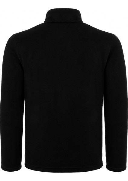 Erkek Tam Fermuarlı 3 Cepli Siyah Polar modelleri