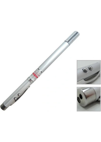 Uzayabilen Lazer Pointer Sunum Kalemi -Mıknatıs Uçlu