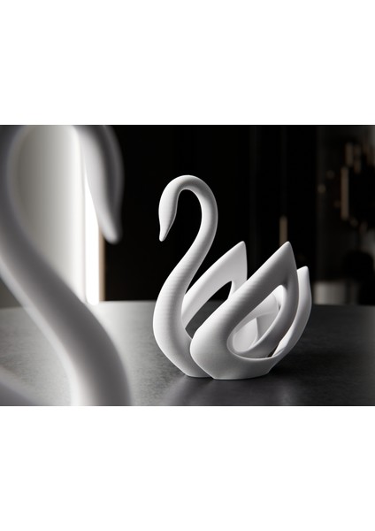 Swan Elegance – Modern Kuğu Dekor Heykel fiyatları