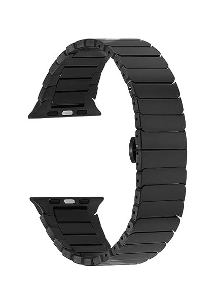 Ile Uyumlu 42MM Kordon Krd-79 Metal Strap Kayış Siyah modelleri