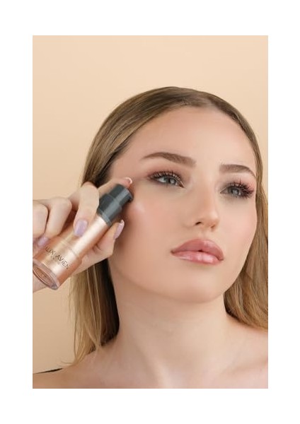Alıx Avıen Sarı Işıltılı Likit Aydınlatıcı - Liquid Highlighter 102 - Yüz & Vücut Için - 30 ml